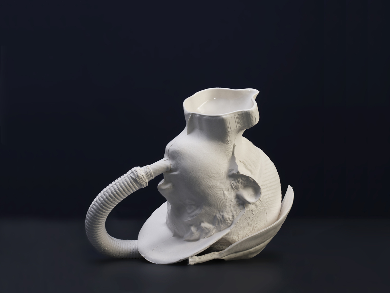 The Sequestrator : To-be (Jug) : Rod Bamford: 2011: Porcelain: 280 x 200 x200mm : Photograph Ian Hobbs